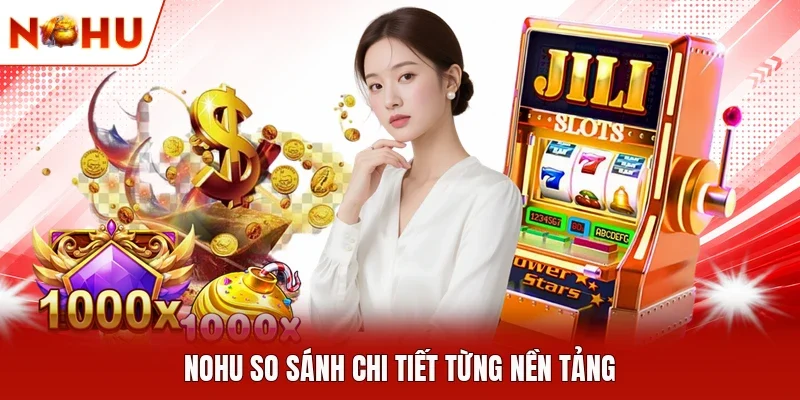 NOHU so sánh chi tiết từng nền tảng